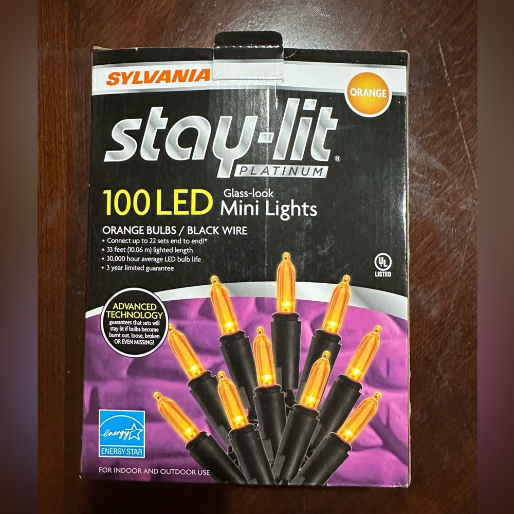Orange LED lights